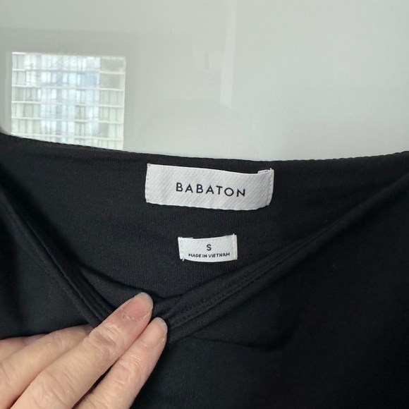 Aritzia Babaton Contour Women's Squareneck Bodysuit in Black (Size S) - Picture 3 of 3